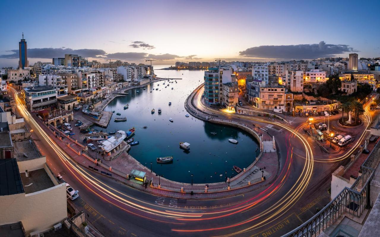 Chic 2Br Penthouse Steps From The Promenade Apartment Sliema Luaran gambar