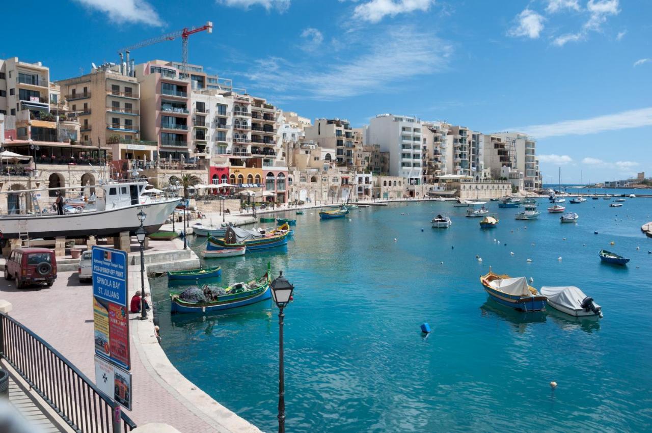 Chic 2Br Penthouse Steps From The Promenade Apartment Sliema Luaran gambar