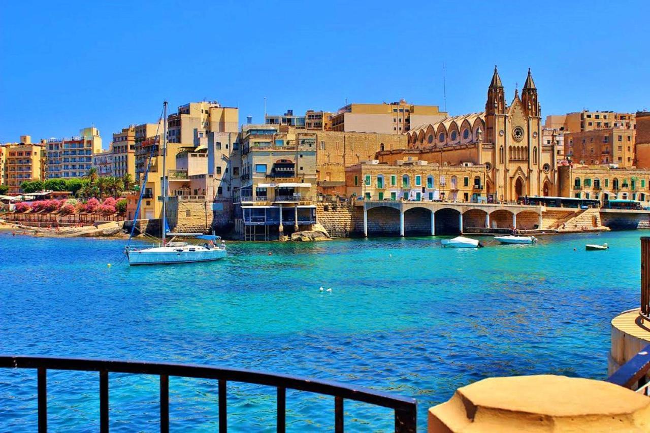 Chic 2Br Penthouse Steps From The Promenade Apartment Sliema Luaran gambar